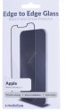 Protection écran Mobilize bord noir pour iPhone 15 Pro Max