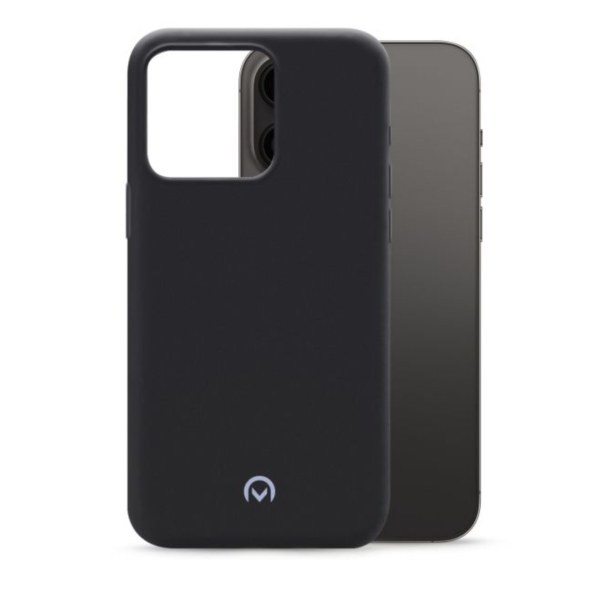 Coque caoutchouc Mobilize noir mat pour iPhone 15 Pro Max