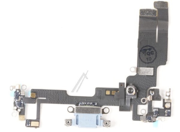Nappe connecteur de charge bleu pour iPhone 14