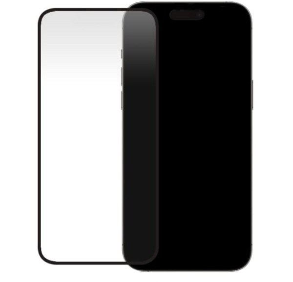 Protection &eacute;cran bord noir pour iPhone 14 Pro Max