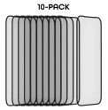 Lot de 10 protections &eacute;cran contour noir pour iPhone 14 Pro Max