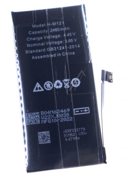 Batterie haute capacit&eacute; 2460 mAh pour iPhone 12 mini