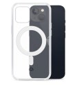 Coque renforc&eacute;e MagSafe transparente pour iPhone 13 mini