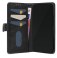 &Eacute;tui portefeuille cuir noir pour iPhone 13 mini