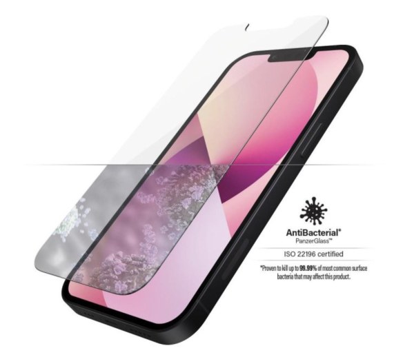 Verre protecteur &eacute;cran PanzerGlass pour iPhone 13 mini