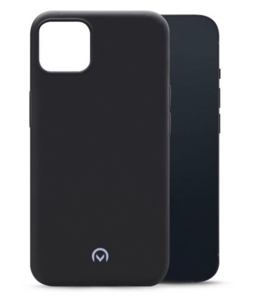 Coque caoutchouc noire mate pour iPhone 13 mini