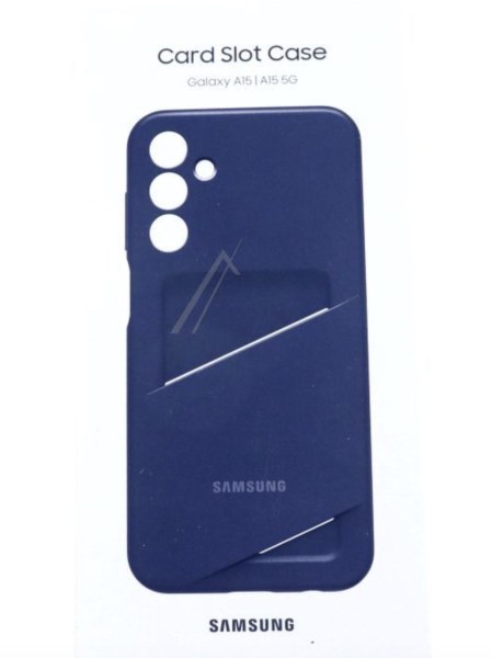 Coque Samsung avec emplacement carte bleu noir pour Galaxy A15 5G