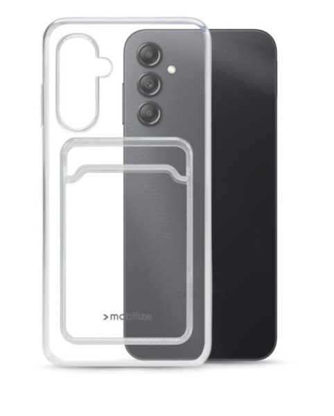 Coque transparente avec emplacement carte Mobilize pour Galaxy A14 5G