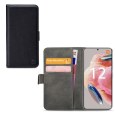 Etui portefeuille noir pour Xiaomi Redmi Note 12 4G