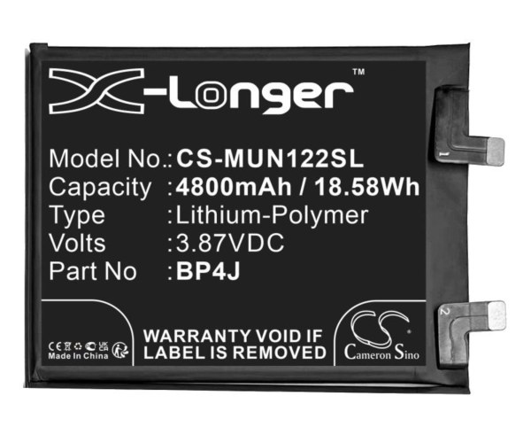 Batterie 4800 mAh pour XIAOMI REDMI NOTE 12 5G