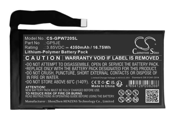 Batterie 4350 mAh pour GOOGLE PIXEL 7A