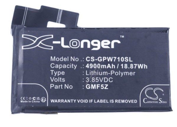 Batterie 4900 mAh pour GOOGLE PIXEL 7 PRO
