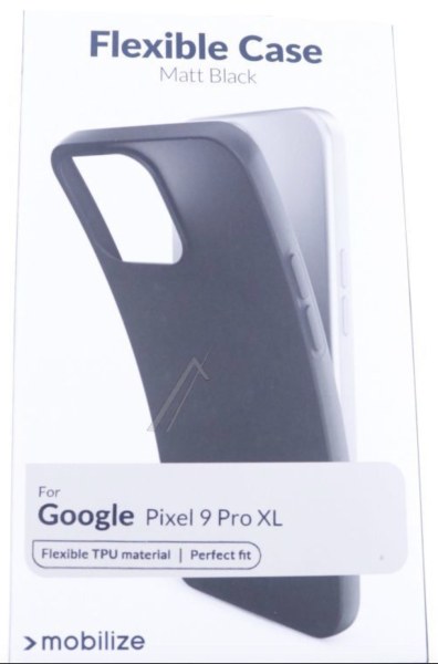 Coque caoutchouc noir pour GOOGLE PIXEL 9 PRO XL