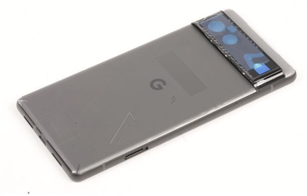 Vitre arri&egrave;re noir pour GOOGLE PIXEL 6