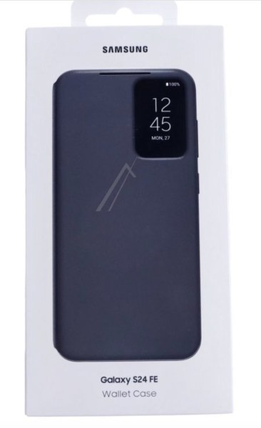 &Eacute;tui portefeuille noir pour Samsung Galaxy S24 FE 5G - SM-S721B