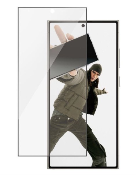 Protection &eacute;cran coupe large pour Samsung Galaxy S24 Ultra 5G - SM-S928B