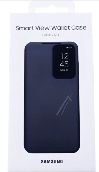 &Eacute;tui portefeuille noir pour Samsung Galaxy S24 5G - SM-S921B