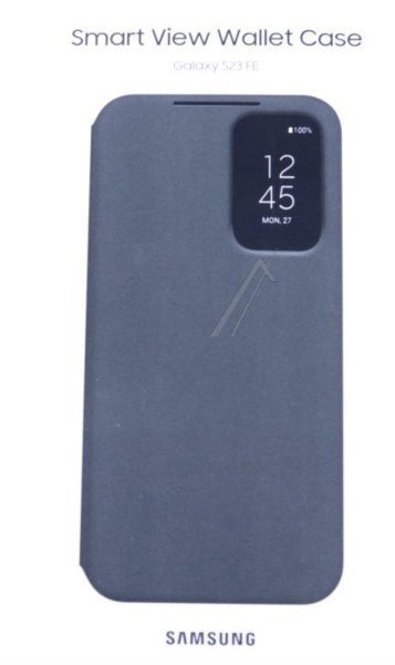 &Eacute;tui portefeuille noir pour Samsung Galaxy S23 FE 5G - SM-S711B