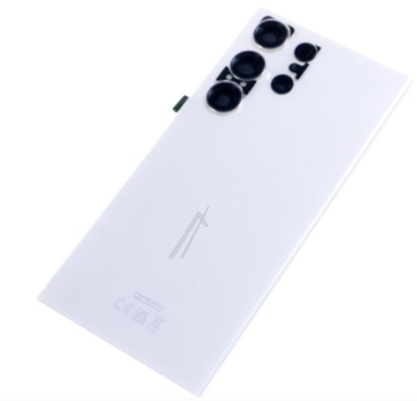 Vitre arri&egrave;re cr&egrave;me pour Samsung Galaxy S23 Ultra - SM-S918B