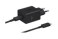 Chargeur USB-C 45 W noir avec c&acirc;ble d'origine Samsung pour Samsung Galaxy S22 Ultra 5G - SM-S908B