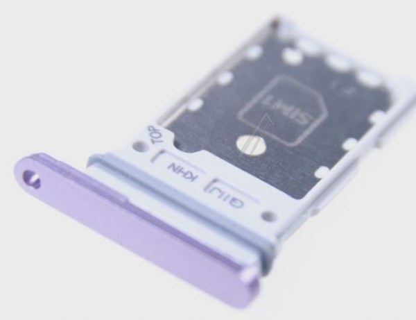 Tiroir SIM d'origine Samsung violet pour Samsung Galaxy S21 FE 5G - SM-G990B