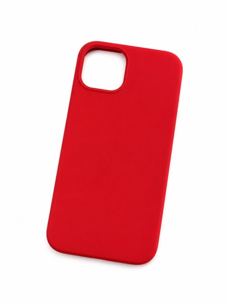 Coque rouge silicone t&eacute;l&eacute;phone APPLE IPHONE 13 PRO