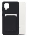 Coque noire avec emplacement carte pour Galaxy A12 - SM-A125F