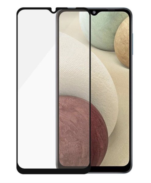 Protection &eacute;cran bord noir pour Galaxy A12 - SM-A125F