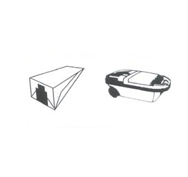 5 sacs microfibre aspirateur FIRSTLINE 908 - 908E