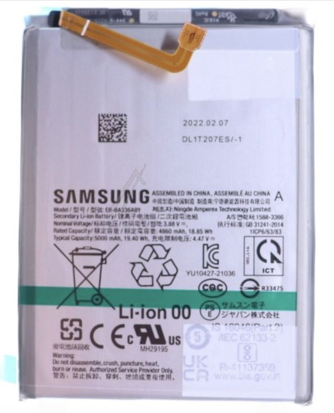 Batterie d'origine Samsung pour Galaxy A53 5G - SM-A536B