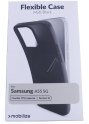 Coque caoutchouc noir mat pour Galaxy A55 5G - SM-A556B