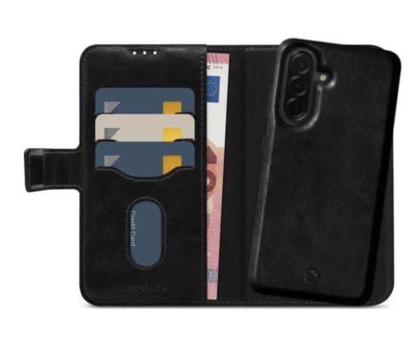 &Eacute;tui portefeuille noir pour Galaxy A57 5G - SM-A576B