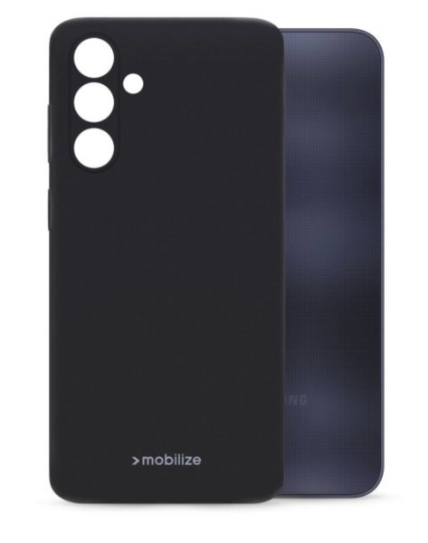 Coque caoutchouc noir mat pour Galaxy A36 5G - SM-A366B