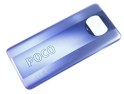 Vitre arri&egrave;re bleue d'origine Xiaomi pour Poco X3 Pro