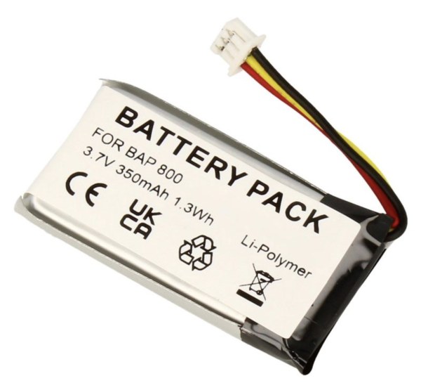 Batterie BAP 800 3,7 V 350 mAh pour Sennheiser Flex 5000, RS 5000 et Set 880