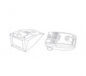 x10 sacs aspirateur BAUKNECHT RTE 1000 - RTE 1100