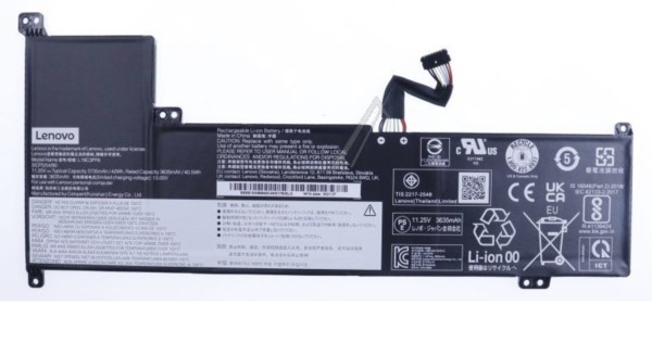 Batterie d'origine Lenovo L19C3PF6 - 11,25 V 42 Wh