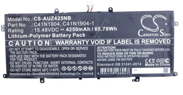 Batterie compatible ASUS C41N1904 - 15,48 V 4250 mAh