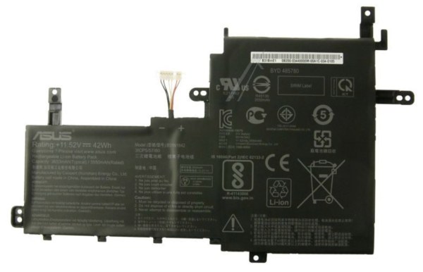 Batterie d'origine ASUS C31N1842 - 11,52 V 3550 mAh