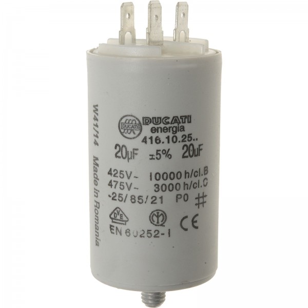 Condensateur ducati energia 20µf pour lave-vaisselle multimarque