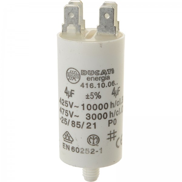 Condensateur ducati energia 4µf pour lave-vaisselle multimarque