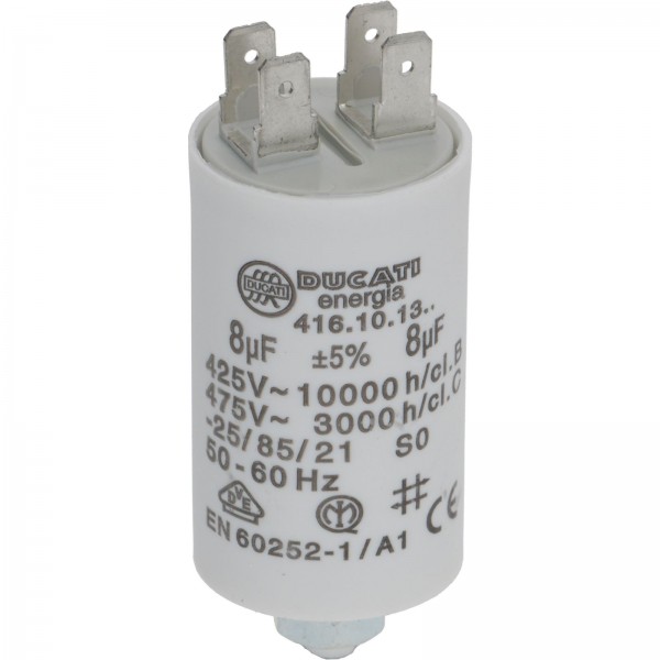 Condensateur ducati energia 8µf pour lave-vaisselle multimarque