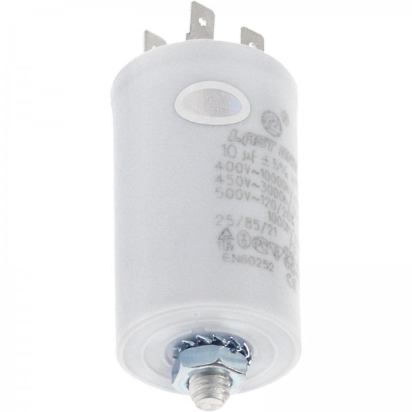 Condensateur électrique 10µf pour lave-verres CANDY et MACH