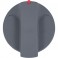Bouton gris &oslash;69 mm pour appareil de cuisson BERTO'S