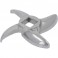 Couteau hachoir inox mod.32 pour appareil professionnel BRAHER et FAMA