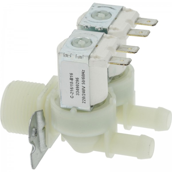Electrovanne elbi type 349 2 voies 180° pour lave-vaisselle multimarque