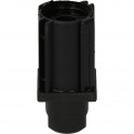 Pied composite &oslash;30mm pour tube carr&eacute; 40x40mm r&eacute;glable H26-47MM pour lave-vaisselle MEIKO