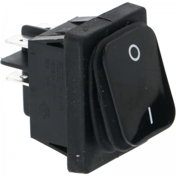 Interrupteur bipolaire noir 16a 250 V pour Armoire chaude et Bain-marie... ROLLER GRILL