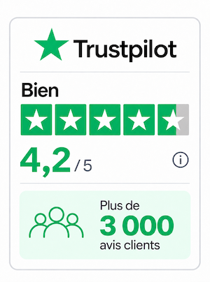 Trustpilot : 4,2/5